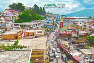 almora from district hospital roof